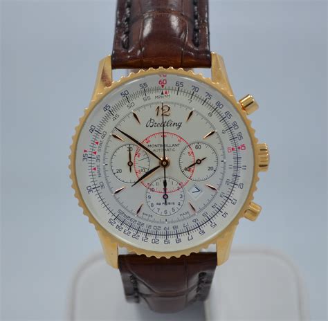 breitling montbrillant gold